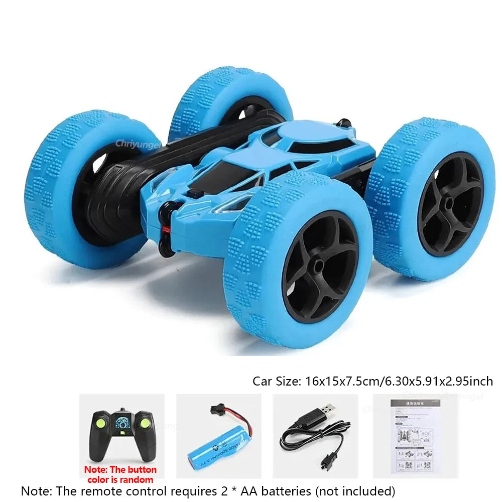 Rc Stunt Car Kids Double Sided Flip Remote Control Cars 2.4G High Speed 360° Rotation Drift Auto Toys Gifts for Boy Girl