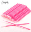 100PCS/Bag Eyelash Brushes Disposable Cotton Swab Micro Individual Eyelashes Microbrush Lash Removing Lash Extension Accessories