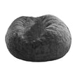 No Stuffed Gray Bean Bag Chair Giant Beanbag Pouf Sofa Bed Puff Futon Room Seat Tatami Relax Lounge Furniture Only Bag Case