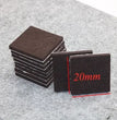 20mm Felt Chair Leg Pads 5mm Thick Floor Scratch Protector Mat Mute Non-slip Self Adhesive DIY Furniture Accessories