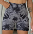 Summer Women High Waist Butt Lift Shorts Legging Seamless Leggings Fashion Tie Dye Shorts Gym Workout Running Pants