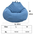 Large Small Lazy Sofas Cover Chairs Without Filler Linen Cloth Lounger Seat Bean Bag Pouf Puff Couch Tatami Living Room