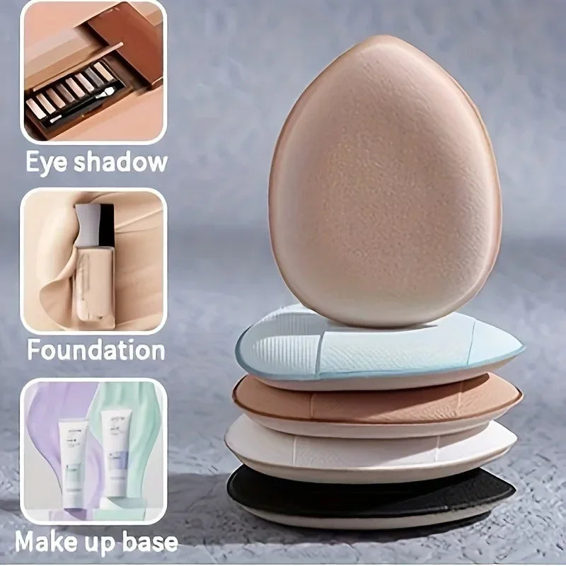 5/10Pcs Mini Finger Puff Foundation Small Air Cushion Powder Sponge Face Concealer BB Cream Cosmetic Applicator Makeup Tools