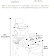 Computer Chair Comfortable Sitting Bow Shaped Reinforced Office Chair Reclining Sofa E-sports Boss Chair Dropshipping New