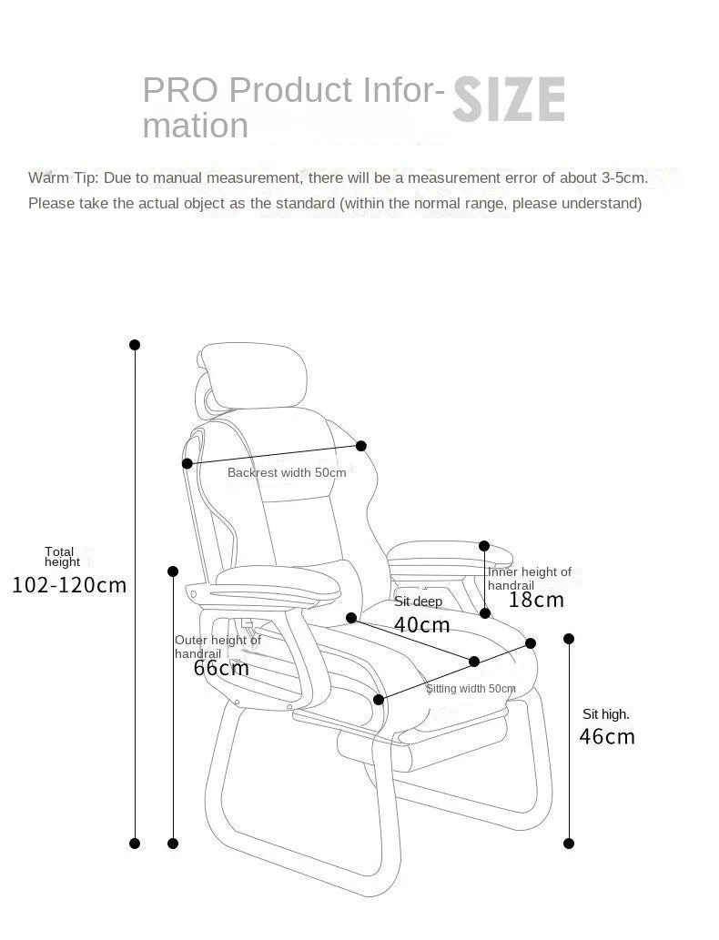 Computer Chair Comfortable Sitting Bow Shaped Reinforced Office Chair Reclining Sofa E-sports Boss Chair Dropshipping New