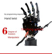 6 Dof Robotic Arm with 5 Dof Bionic Robot Hand Finger Claw for Arduino For Raspberry Pi 5 Kit Programmable Manipulator Project