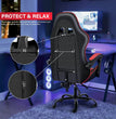 Gaming Chair, Backrest and Seat Height Adjustable Swivel Recliner Racing Office Computer Ergonomic Video Game Chair