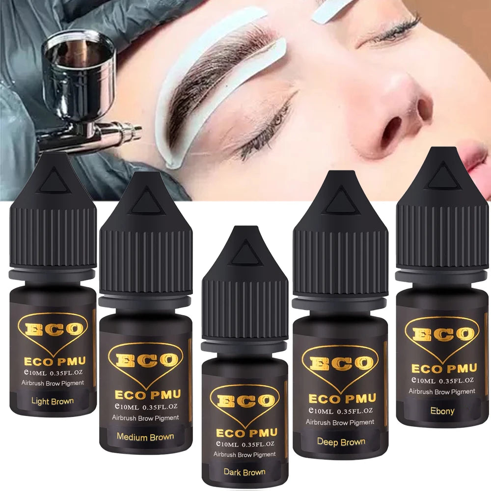 Eyebrow Tint Airbrush Brow Pigment for Hybrid Dye&Tint 10ml Tattoo Ink Supplies Tinta para tatuar Maquiagem Makeup Maquillaje