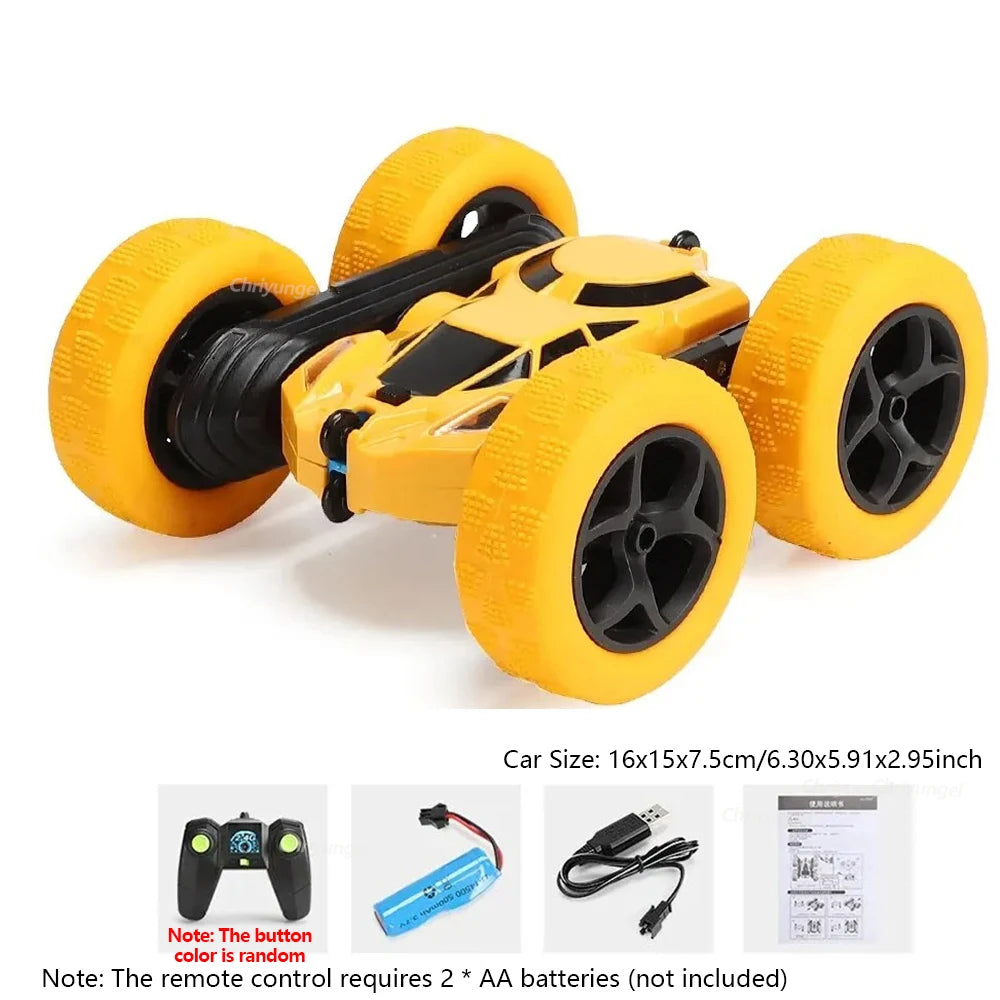 Rc Stunt Car Kids Double Sided Flip Remote Control Cars 2.4G High Speed 360° Rotation Drift Auto Toys Gifts for Boy Girl