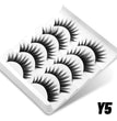 GROINNEYA Half Lashes 5/7/10 Piars Half Lashes Soft Natural Cat Eye Lashes Makeup Tool Fake Eyelashes Extension Fluffy Faux Cils