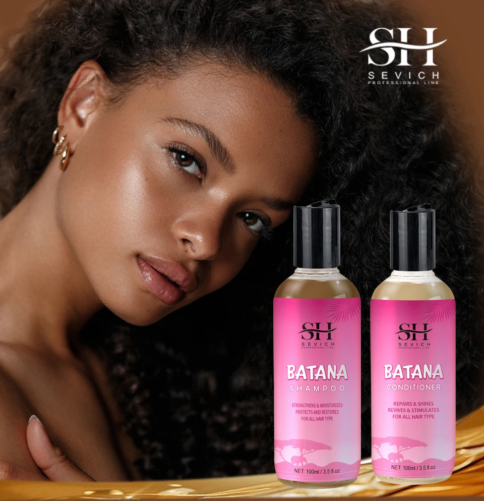 Hair Growth Set Batana Oil Fast Hair Growing Spray Anti Hair Loss Shampoo Scalp Repair Treatment Capsule Oil For Men Women 6pcs