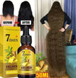 7 Day Rapid Growth Liquid Anti Hair Loss Ginger Growth Conditioning  Treatment Nourish Hair Growth Oil Scalp Care Serum Products