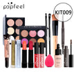 POPFEEL Makeup Full Kit Female Make Up Set Eye Shadow Eyeshadow Palette Lip Gloss Mascara Eyeliner Brushes Bag Make-up for Women