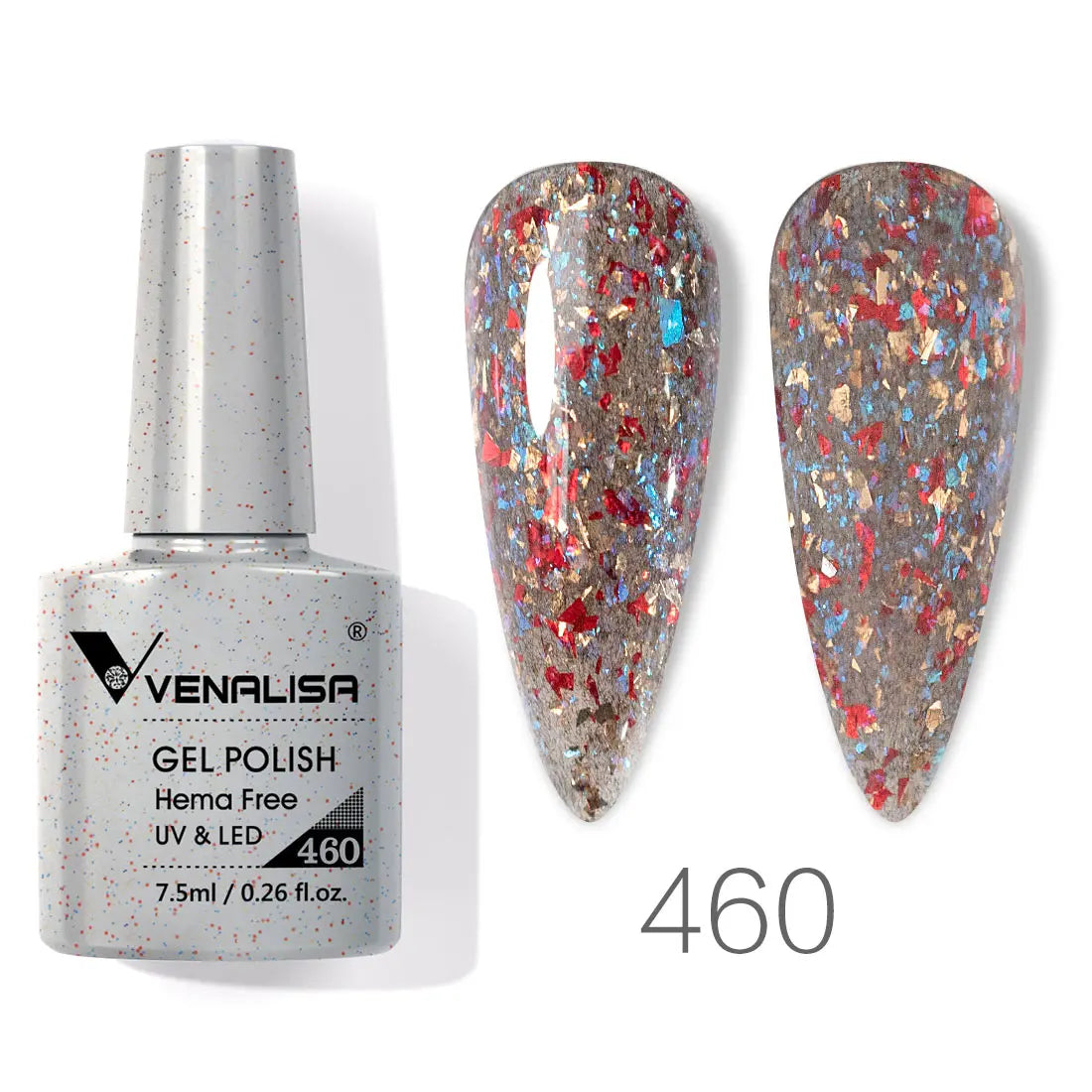 Venalisa Nail Gel Polish 7.5ml HEMA FREE Soak Off UV LED Gel Varnish Full Coverage Super Texture Gorgeous Nail Manicure