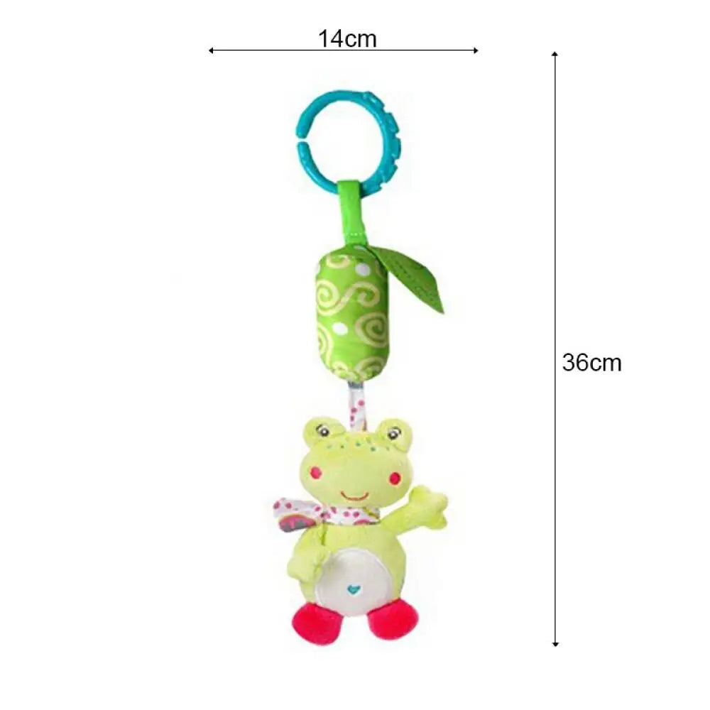 11pcs optional,baby crib bell rattle baby stroller hanging bell multifunctional pinch bright colours to attract baby's attention