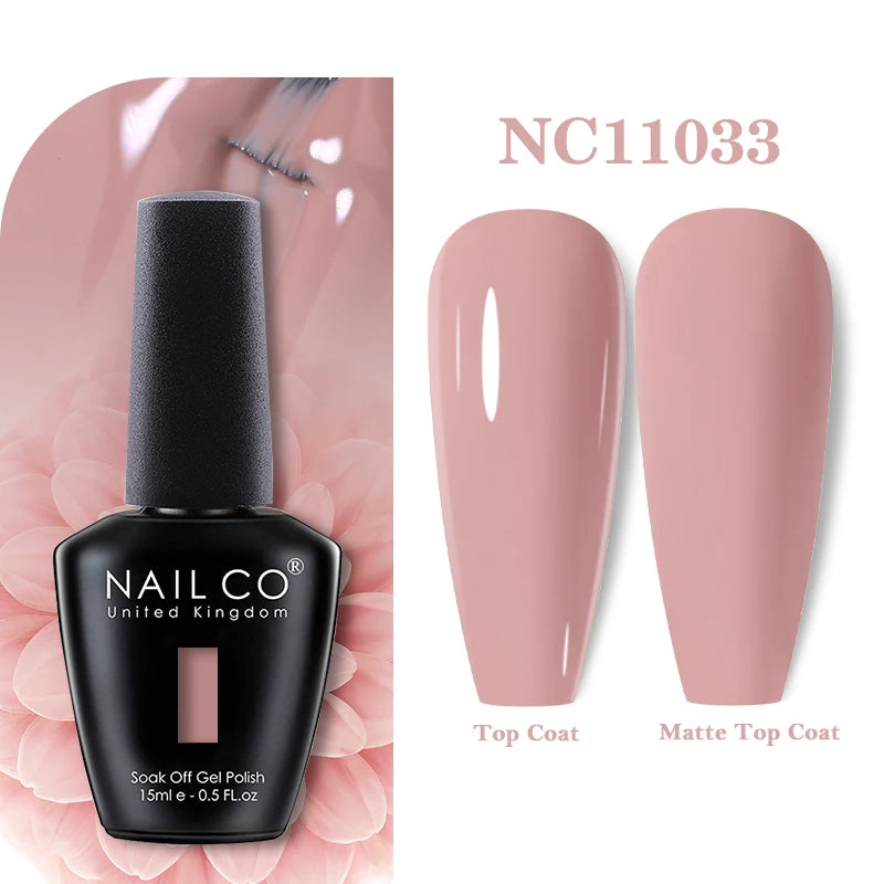 NAILCO 15ml Nail Gel Polish Vernis Semi Permanent UV Varnish Nails Art Manicure Design TOP BASE Hybrid Nail Supplies Nail Glue