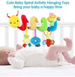 11pcs optional,baby crib bell rattle baby stroller hanging bell multifunctional pinch bright colours to attract baby's attention