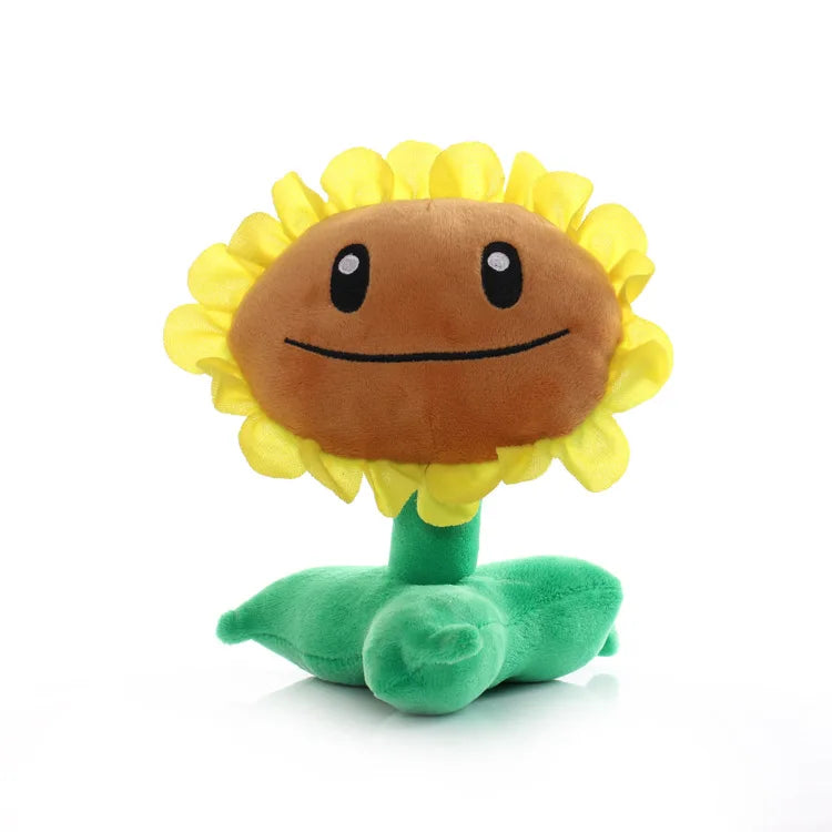 15-20cm Plants VS Zombies 2 Toy Peashooter Timothy Sunflower Plush Toys Cartoon  Anime Cherry Bomb Stuffed Doll  for Child Gift