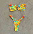 Micro Bikini Push Up Women Swimsuits 2024 Sexy Female Swimwear Brazilian Bikini Set Thong Biquini Swim Suits Print Beachwear