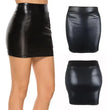 Women Summer Mini Skirts High-waist Slim Fittness Hip Pencil Skirts Vintage Bodycon Skirt Sexy Clubwear Ladies Office Clothing