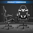 Gaming Chair, Backrest and Seat Height Adjustable Swivel Recliner Racing Office Computer Ergonomic Video Game Chair