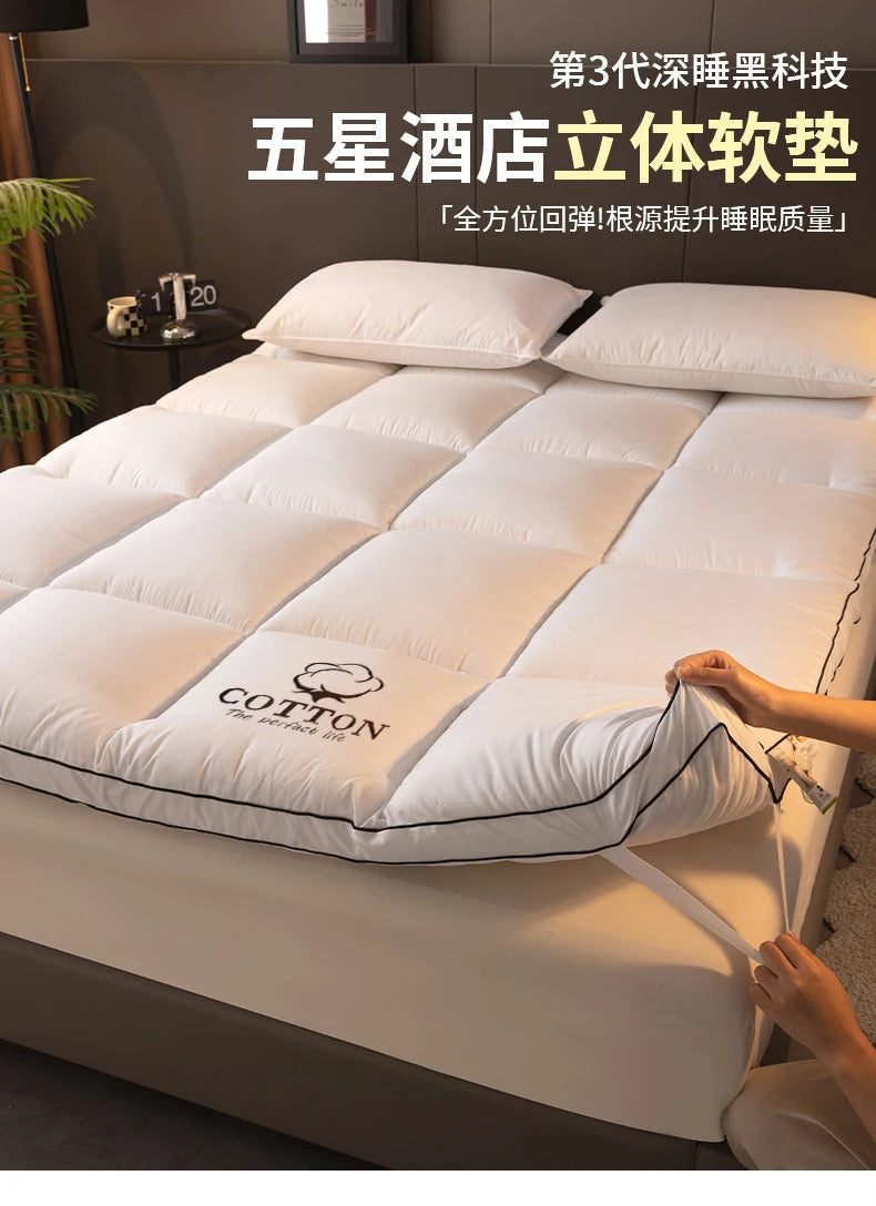 Hotel special mattress thickened home mat single bed double mattress dormitory students rent special mattress soft cushion