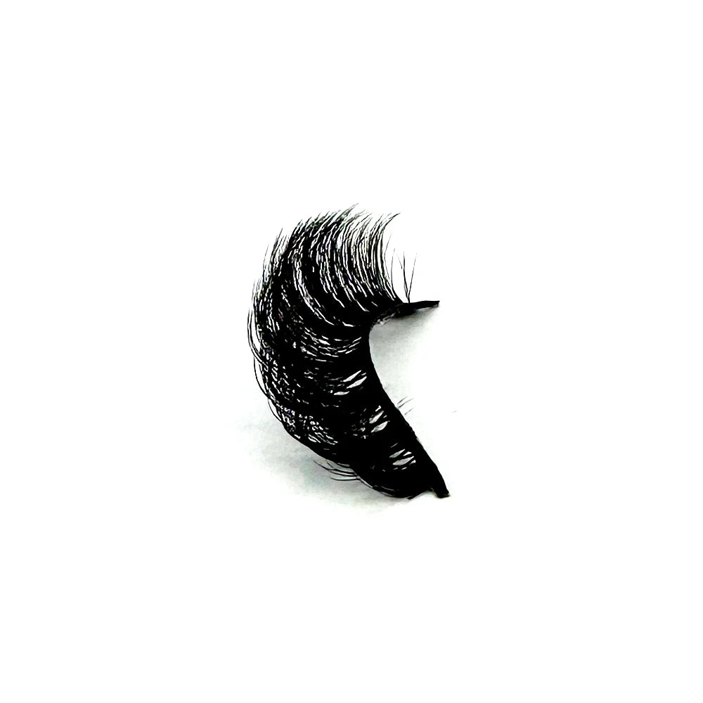 5pairs Classic Hybrid Volume Lashes New Arrival Wispy D Curl Short Russian Strip Lashes Makeup False Eyelashes