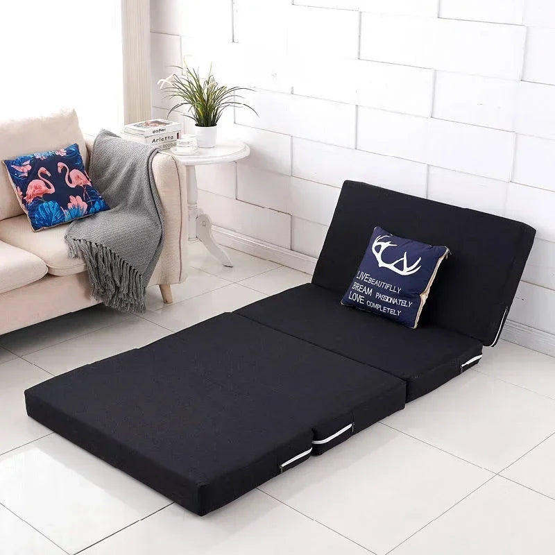 Foldable Sponge Mattresses Office Lunch Break Single Bed Furniture Simple Mat Tatami Yoga Pad Memory Foam Folding Mattress