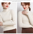 Women Fall Turtleneck Sweater Knitted Soft Pullovers Cashmere Jumpers Basic Soft Sweaters For Women 2024 Autumn Winter