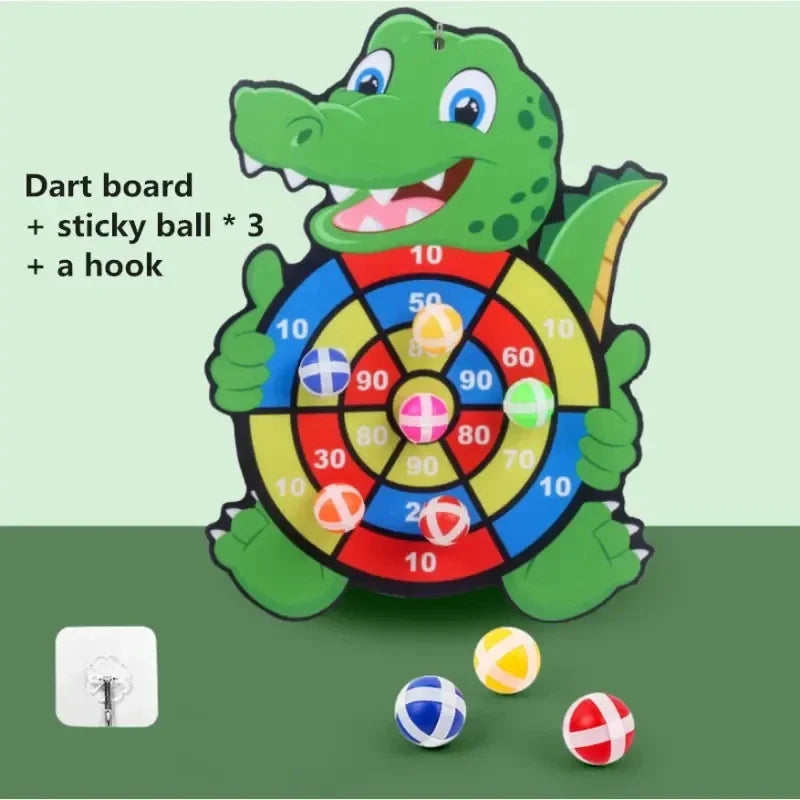 Montessori Dart Board Target Sports Game Toys For Children 4 To 6 Years Old Outdoor Toy Child Indoor Girls Sticky Ball Boys Gift