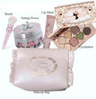 Flower Knows All In One Makeup Set Gift Box Glitter Eye Shadow Palette Matte Blush Long Lasting Velvet Lip Cream With Bag