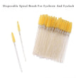 50pcs Disposable Eyelash Brushes Extension Crystal Eyebrow Brush Mascara Wand Eye Lashes Cosmetic Tool Set Makeup Beauty