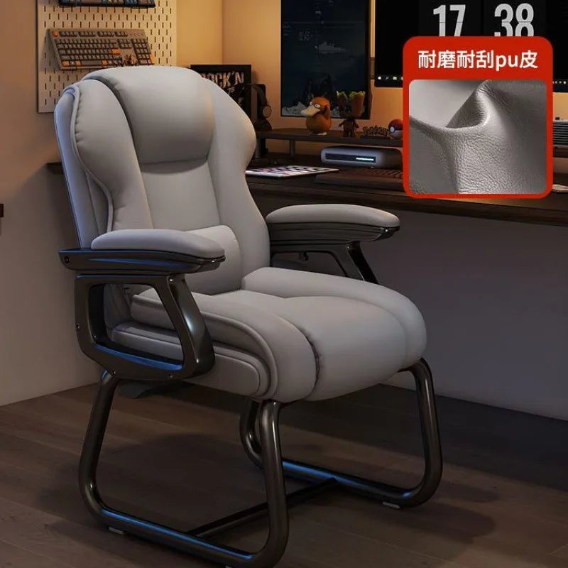 Computer Chair Comfortable Sitting Bow Shaped Reinforced Office Chair Reclining Sofa E-sports Boss Chair Dropshipping New