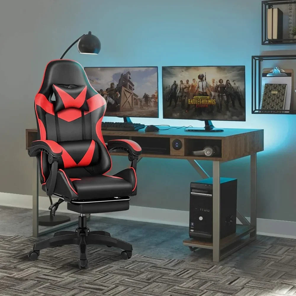 Gaming Chair Office Chairs Backrest and Seat Height Adjustable Swivel Recliner Racing Office Computer Ergonomic Video Game Chair