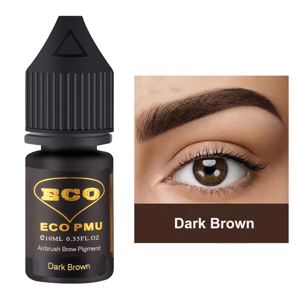 Eyebrow Tint Airbrush Brow Pigment for Hybrid Dye&Tint 10ml Tattoo Ink Supplies Tinta para tatuar Maquiagem Makeup Maquillaje