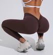 Scrunch Butt Gym Leggings Sexy V Waist Push Up Leggings Women Fiteness Leggings Naked Feeling Yoga Pants Workout Tights Leggings