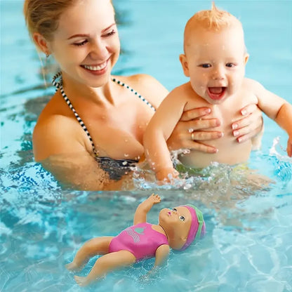 Floating swimming doll children's swimming baby character toy bathtub toy indoor parent-child interactive toy birthday gift