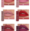 HANDAIYAN 6 Shades Matte Matte Lipstick Velvet Easy Tinting Long-Wear Makeup Lip Makeup