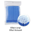 Disposable Eyelash Brushes Swab 100pcs Micro brushes Eyelash Extension Tools Individual Eyelashes Removing Tools Applicators