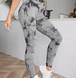 Seamless High Waist Leggings Women Tie Dye Leggings Fitness Sports Running Yoga Pants Hip Liftting Elastic Knitting Tights