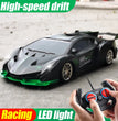 1/18 RC Car LED Light 2.4G Radio Remote Control Sports Cars For Children Racing High Speed Drive Vehicle Drift Boys Girls Toys