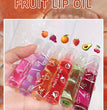 Roll-On Lip Oil, Moisturizing and Hydrating Lip Gloss, Nourishing Lip Balm Liquid for Smooth and Soft Lips, Long-Lasting Shine