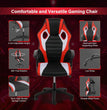 Gaming Chair, Backrest and Seat Height Adjustable Swivel Recliner Racing Office Computer Ergonomic Video Game Chair