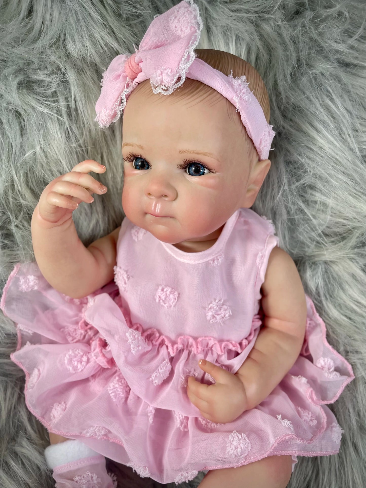 18 Inch Bettie Full Body Soft Silicone Vinyl Girl Reborn Baby Doll With Painted Lifelike Hair Bebe Reborn Toys