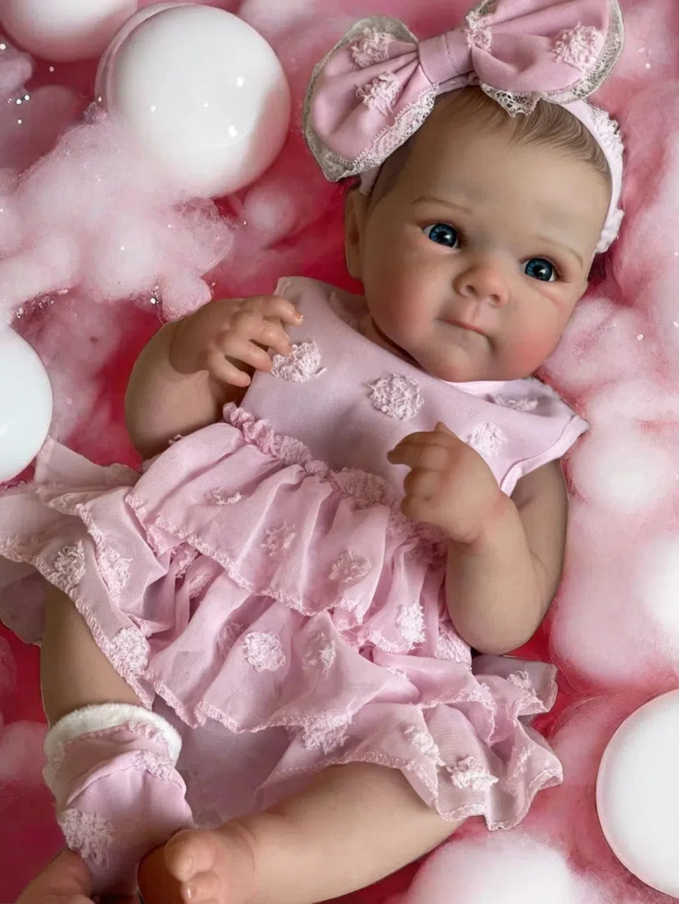 18inch Girls Bettie Full Silicone Vinyl Bebe Reborn Lifelike Painted Soft Skin Doll For Children's Gift