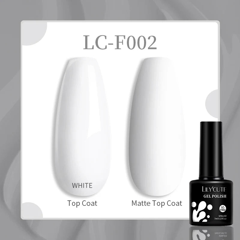 LILYCUTE 129 Colors 7ML Nail Gel Polish Nail Supplies Vernis Semi Permanent Nail Art Manicure Soak Off LED UV Gel Nail Varnishes