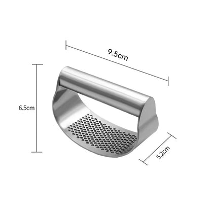 2024 New Manual Stainless Steel Garlic Mincer Garlic Crusher Press For Fruit Vegetable Kitchen Gadget Manual Food Processors