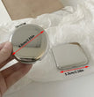 Handheld Double-Sided Small Mirror Portable Makeup Folding Flip For Student Dormitory Cute Small Mirror