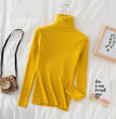 Women Turtleneck Sweater Knitted Soft Pullovers cashmere Jumpers Basic Solid Soft Sweaters Women Autumn Winter Casual Top