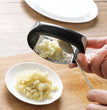 Stainless Steel Garlic Press Manual  Mincer Chopping  Tools Curve Fruit Vegetable Cooking Kitchen Gadgets